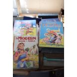 A quantity of books to include Children's annuals, Our Own magazine and other vintage examples