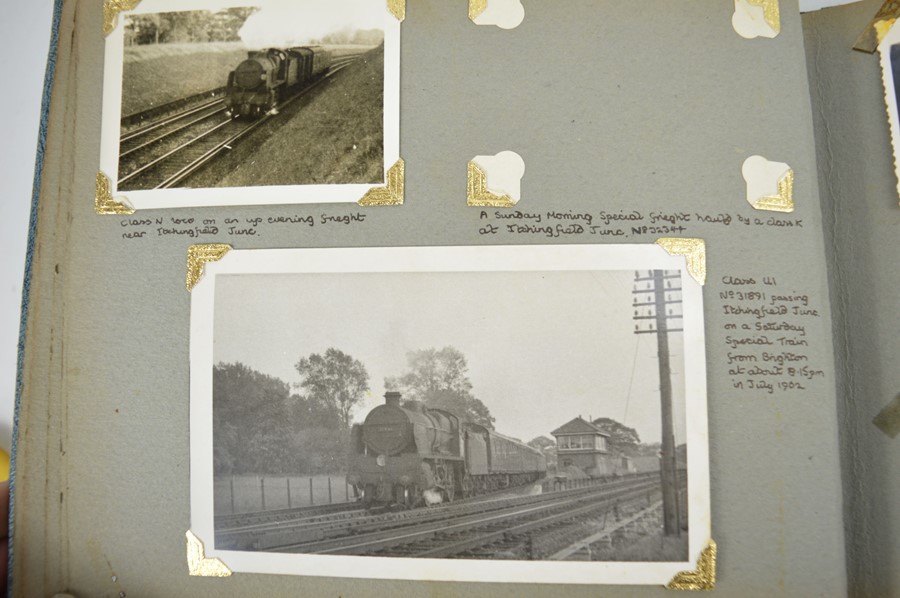 A vintage album of steam locomotives to include the Crystal palace special 1954, Union of South - Image 10 of 16