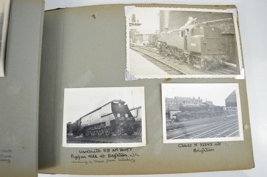 A vintage album of steam locomotives to include the Crystal palace special 1954, Union of South - Image 16 of 16