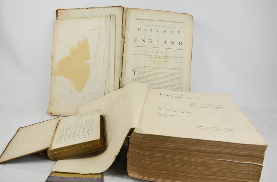 A large 18th century History of England, together with to other books.