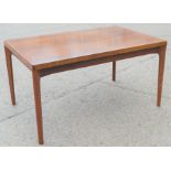 A Mid-Century Vejle Moebelfabrik extending dining table, 240cm by 88cm by 73cm high