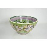 Vicky Walton (20th century): studio pottery bowl, 26cm diameter.