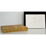 Eduardo Paolozzi (1924-2005) Newton (After Blake) plaster plaque, with original box, signed by the