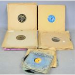A group of collectible 78rpm records to include Danny and The Juniors, The Diamonds, Jane Morgan,