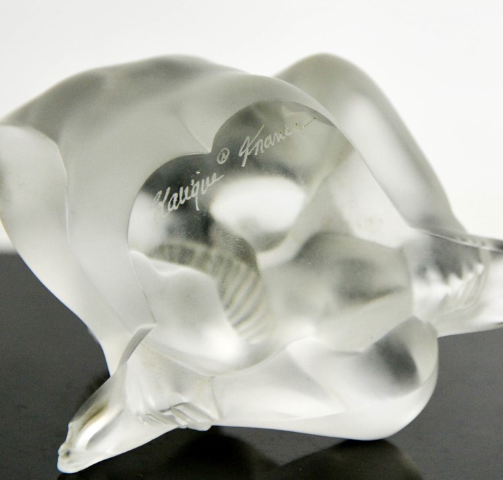 A Rene Lalique nude figure, etched Lalique to the base, 7cms tall - Image 5 of 5