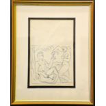 Attributed to Duncan Grant (1885-1978): ink on paper, unsigned, 30 by 19cm.