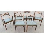 A set of six Mid-Century Danish ‘Model 94’ dining chairs by Johannes Andersen for Christian
