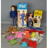 A vintage Patch and Paul, with original boxes and a group of clothing with some Sindy examples.