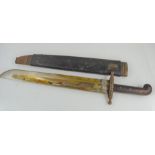 An Austrian-Hungarian M1853 pioneers short sword, makers mark to blade.
