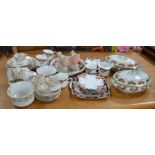 A quantity of Victorian teaware.