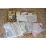 A large quantity of worldwide and British stamps many mint examples