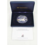 A ten pound 5oz silver coin to commemorate the 40th anniversary of the first supersonic flight by