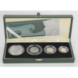 A 2003 Britannia silver proof collection in original case and with certificate