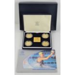 A Royal Mint 2002 commonwealth games silver proof set in presentation case