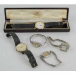 A group of vintage watches to include Rotary examples