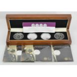 The 60th anniversary of the coronation of Queen Elizabeth II pure silver crown set together with