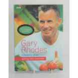 Gary Rhodes, cookery year spring into summer signed book