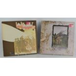 Led Zeppelin II and Led Zeppelin IV vinyl records - Atlantic Deluxe 2401012 and Atlantic 588198