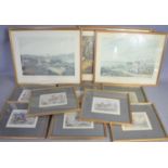 Fifteen framed late 19th / 20th century hunting and shooting prints to include John Leech and