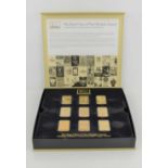 The Olympic Museum London 2012 collection - Limited edition commemorative ingot series, set of nine,