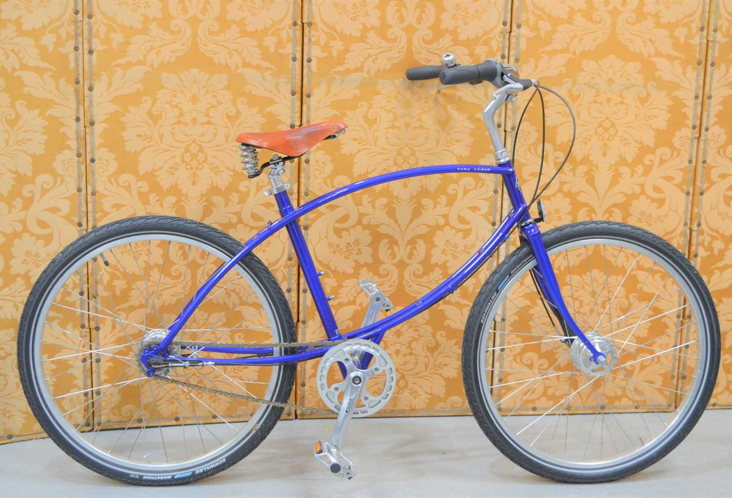 A Pashley "Tube Rider" unisex bicycle, leather Brooks saddle.