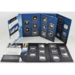 The worlds most famous landmarks of the world silver bar full set together with a complete set of