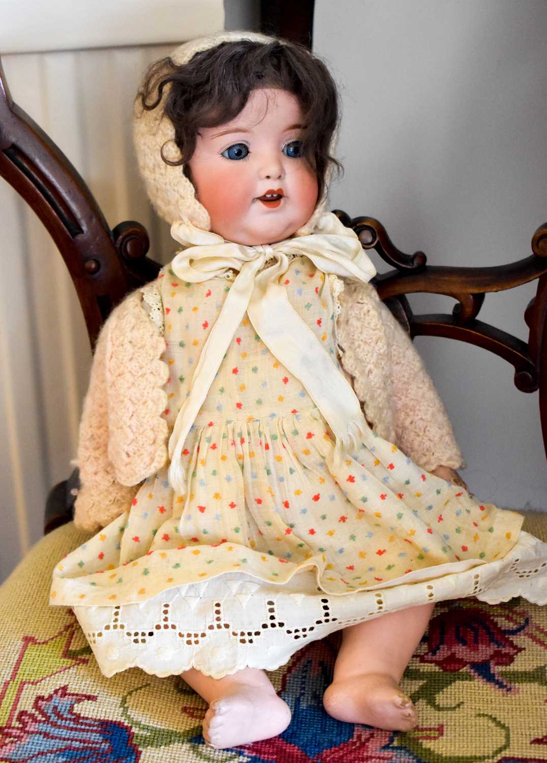 An Armand Marseille of Germany porcelain headed doll, numbered 996