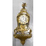 A Louis VX style boulle bracket clock, circa 1865, Vincenti & Cie, Medaille d'argent 1855 stamped on