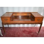 A 19th century sideboard converted from an old piano