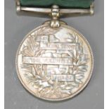 A Victorian volunteer long service medal, unnamed