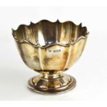 A silver bowl bearing engraved presentation inscription, 3.4toz