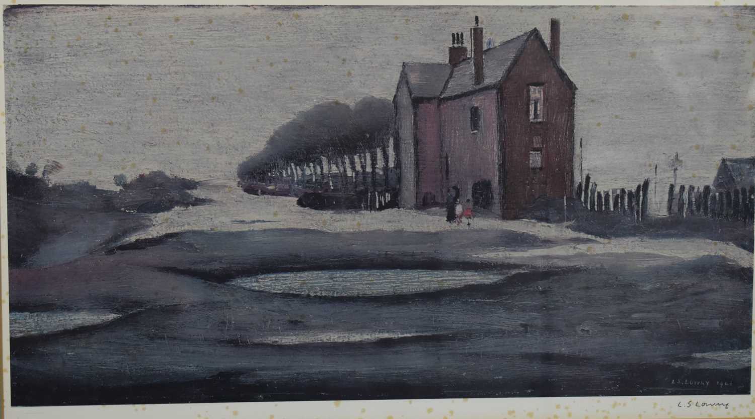 Laurence Stephen Lowry RBA (1887-1976) The Lonely House limited edition print, signed in pencil to - Image 3 of 3