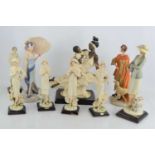 A group seven Giuseppe Armani, Florence Scultore D'Arte, Capodimonte figurines, comprising Daisy,
