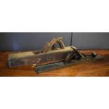 Two antique wood planes