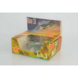 A vintage diecast model of a YAK-3 WWII plane, made in Russia, in original box