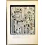 Eduardo Paolozzi (1924-2005):Pieces for Orchestra, woodblock print, limited edition 4/200, signed