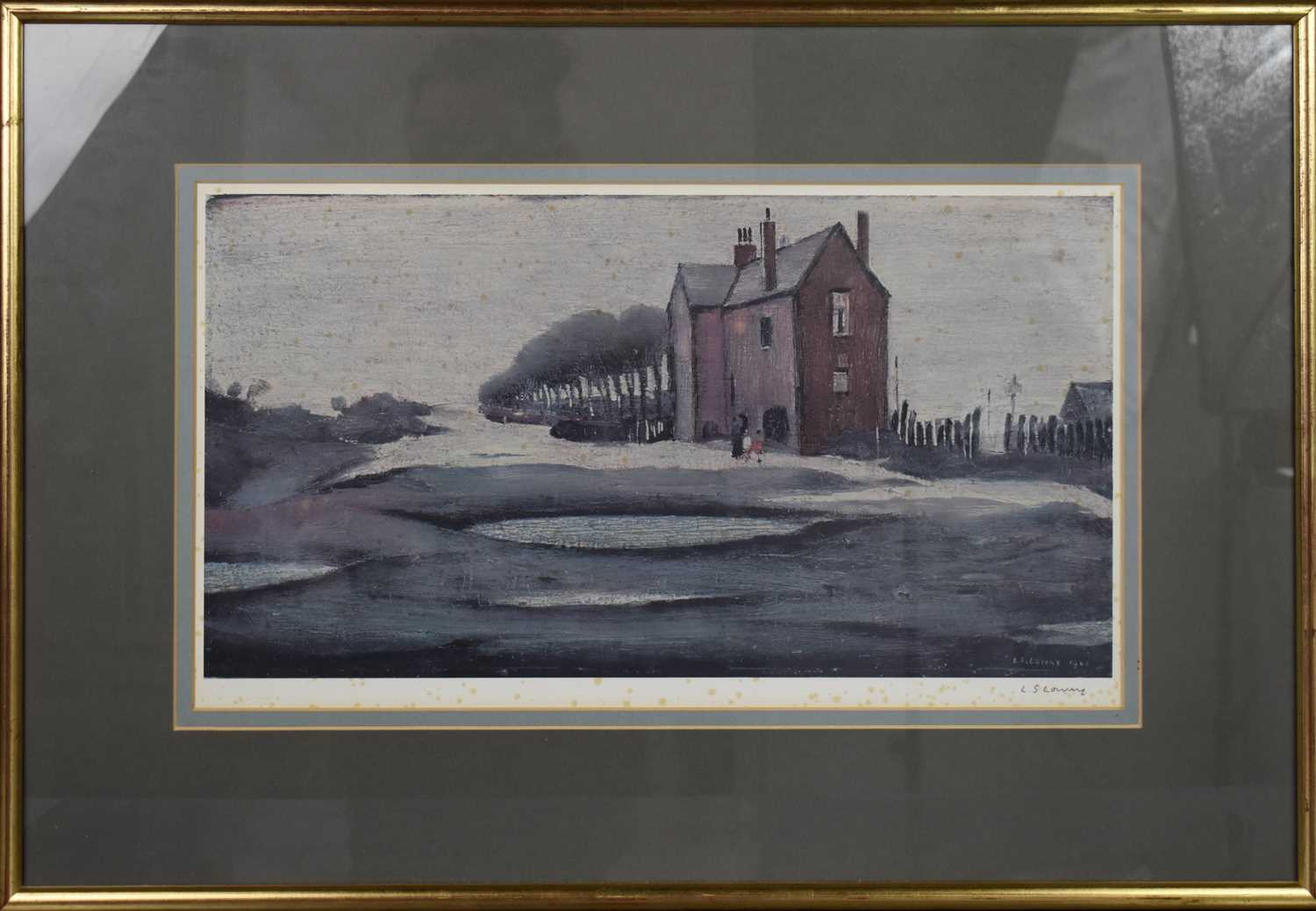 Laurence Stephen Lowry RBA (1887-1976) The Lonely House limited edition print, signed in pencil to