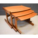 A Mid-Century G-Plan teak nest of three tables