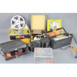 A group of vintage 8mm cine cameras and camera equipment to include Chinon dart, Minoltina, Kodak