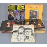 A group of LP records to include Manfred Mann, Queen, Glen Miller, Edith Piaf and others