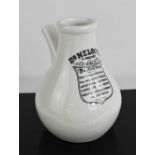 A Dr Nelson's ceramic inhaler, 17cm high. [This item is being sold as part of our annual Charity