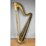 A fine and impressive early 19th century harp, with owners inscription 'Barry, No 25 King Street,