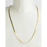 A 9ct gold necklace, 4.43g.