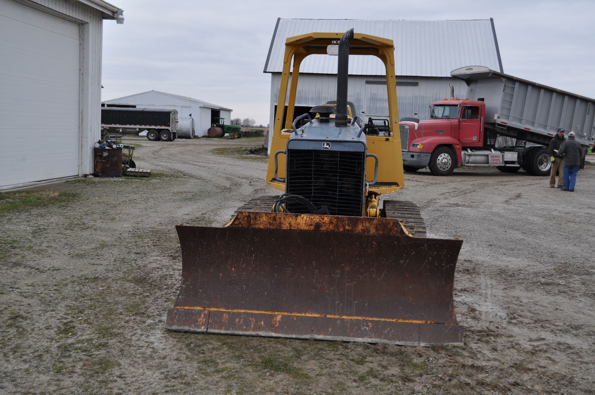 John Deere 450 H dozer, 7 ½’ 6-way blade, 14” tracks, 3597 hrs, SN T0450HX908678 - Image 5 of 22