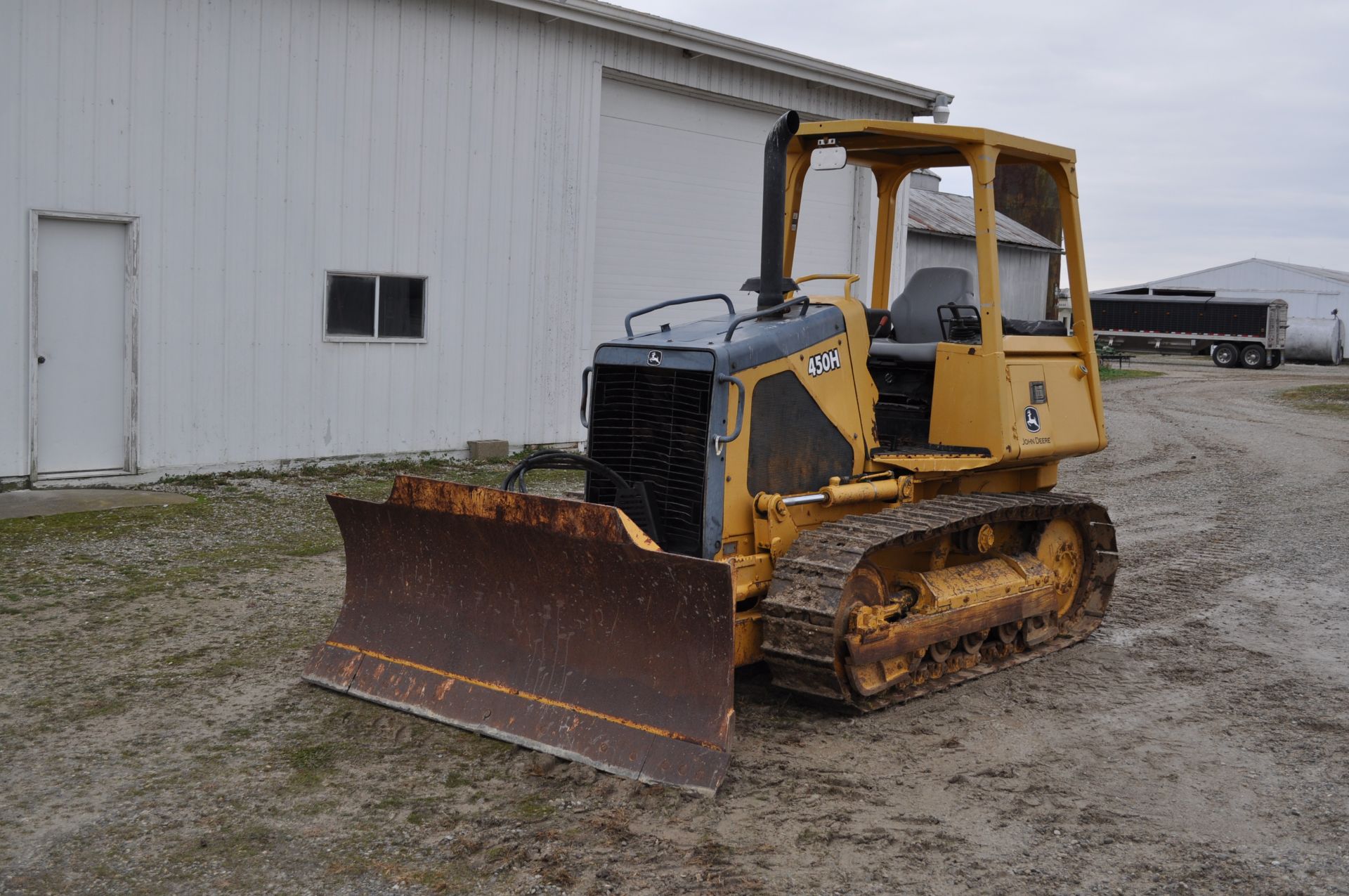 John Deere 450 H dozer, 7 ½’ 6-way blade, 14” tracks, 3597 hrs, SN T0450HX908678 - Image 4 of 22