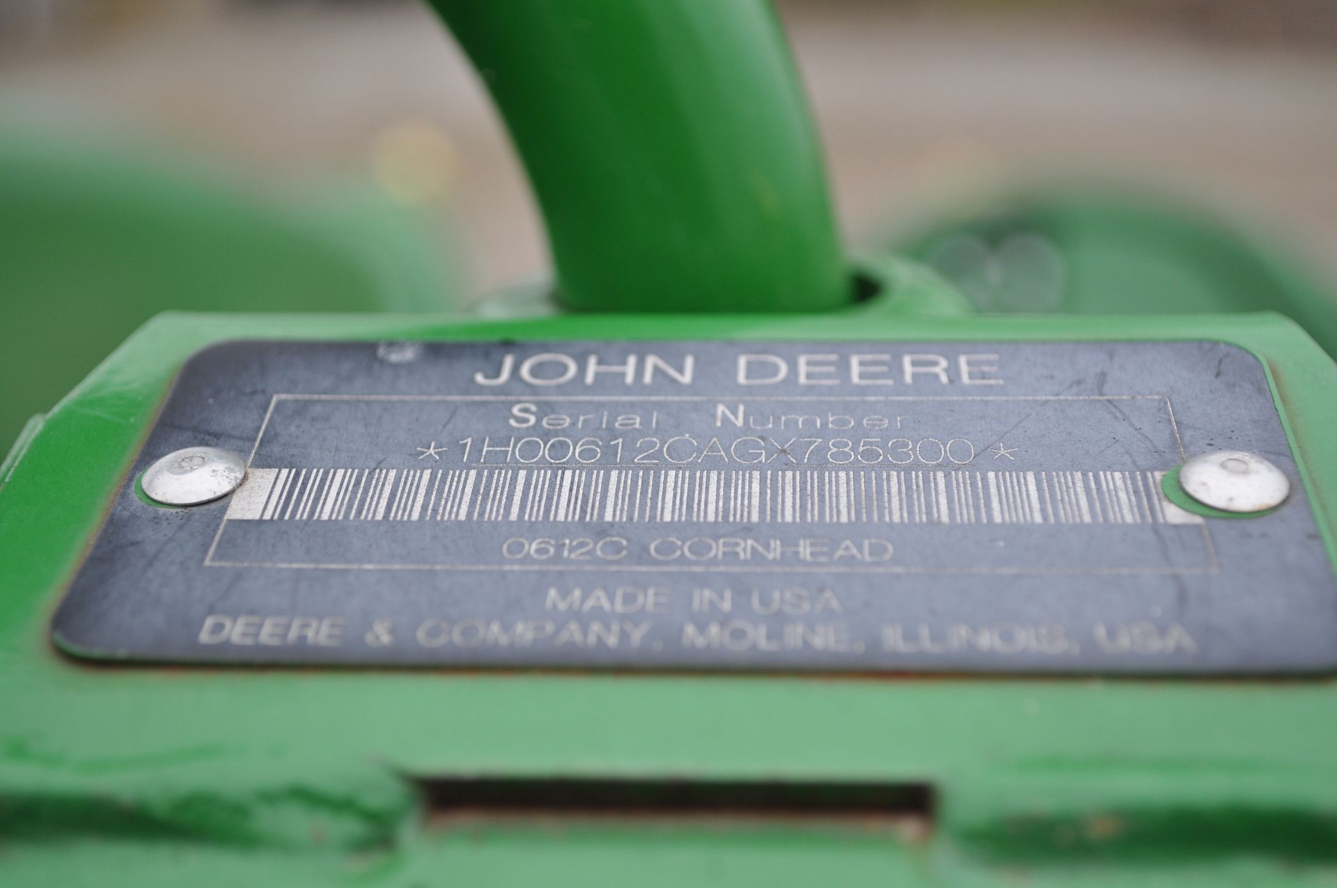 John Deere 612C corn head, height sensors, row sense, knife rolls, (2) NDY stalk stompers, SN - Image 8 of 27