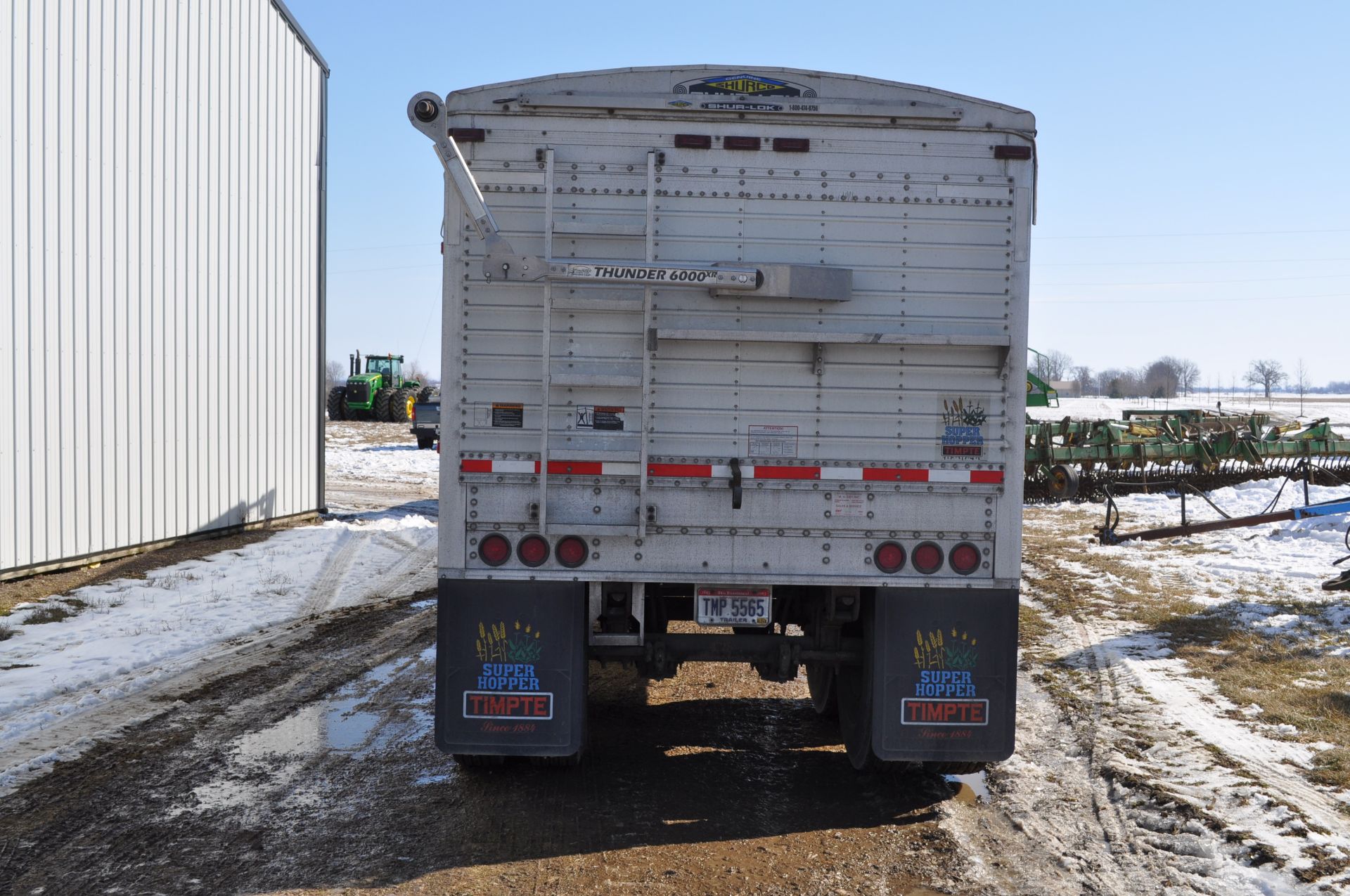 40’ 1998 Timpte hopper bottom trailer, commercial hoppers, 11R24.5 tires, spring ride, 4 alum - Image 3 of 21