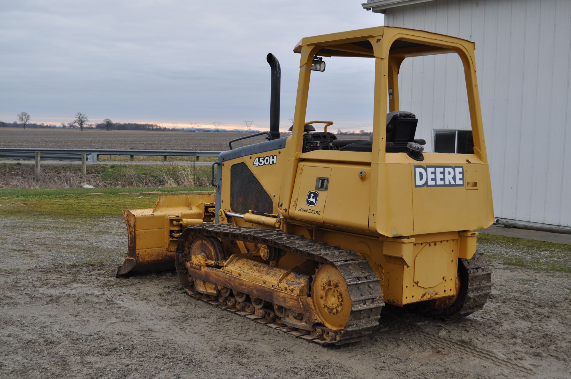 John Deere 450 H dozer, 7 ½’ 6-way blade, 14” tracks, 3597 hrs, SN T0450HX908678 - Image 11 of 22