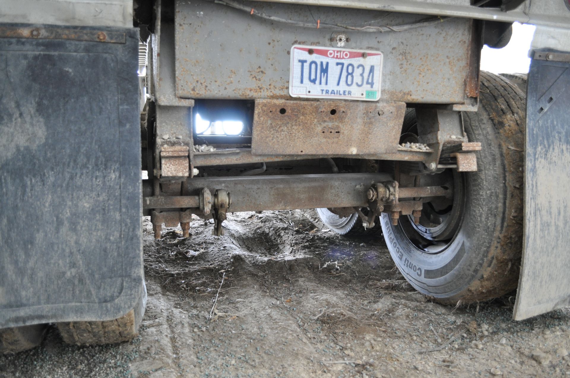 30’ Hobbs frame dump trailer, steel frame, alum dump, tri axle, 11R22.5 tires, tarp, coal chute, - Image 14 of 23