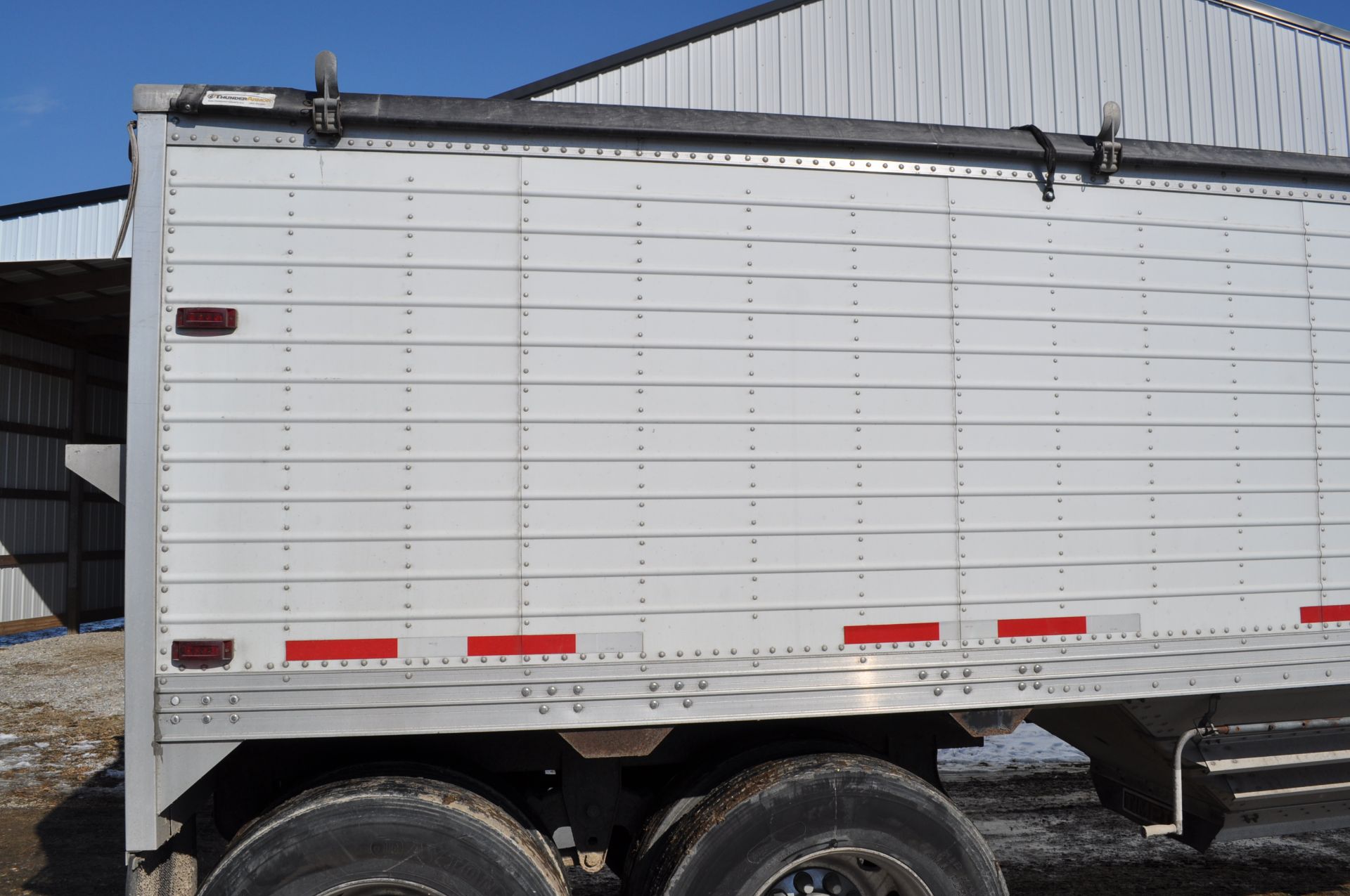 40’ 1998 Timpte hopper bottom trailer, commercial hoppers, 11R24.5 tires, spring ride, 4 alum - Image 20 of 21